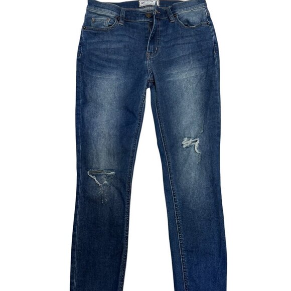 Free People Denim - EUC Free People Distressed Straight Leg Jeans – Size 26
